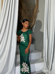PRE ORDER Only - AULELEI - Girls Frill Puletasi
