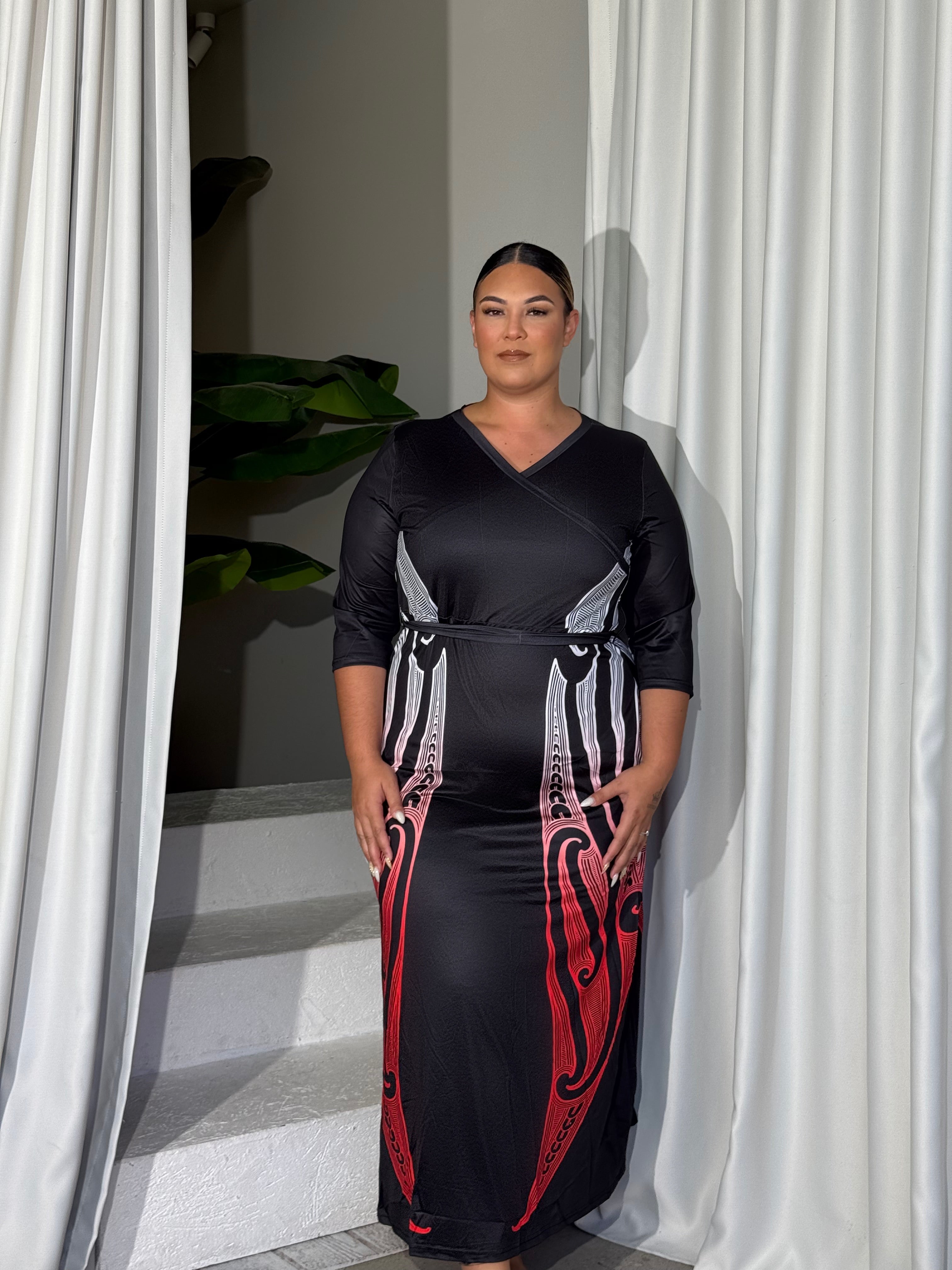 Ātaahua - Maxi Wrap Dress