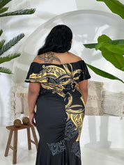 PRE ORDER ONLY - Black & Gold Scrunch