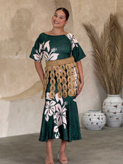 NEW - Luxe - EMERALD - Sleeve Dress