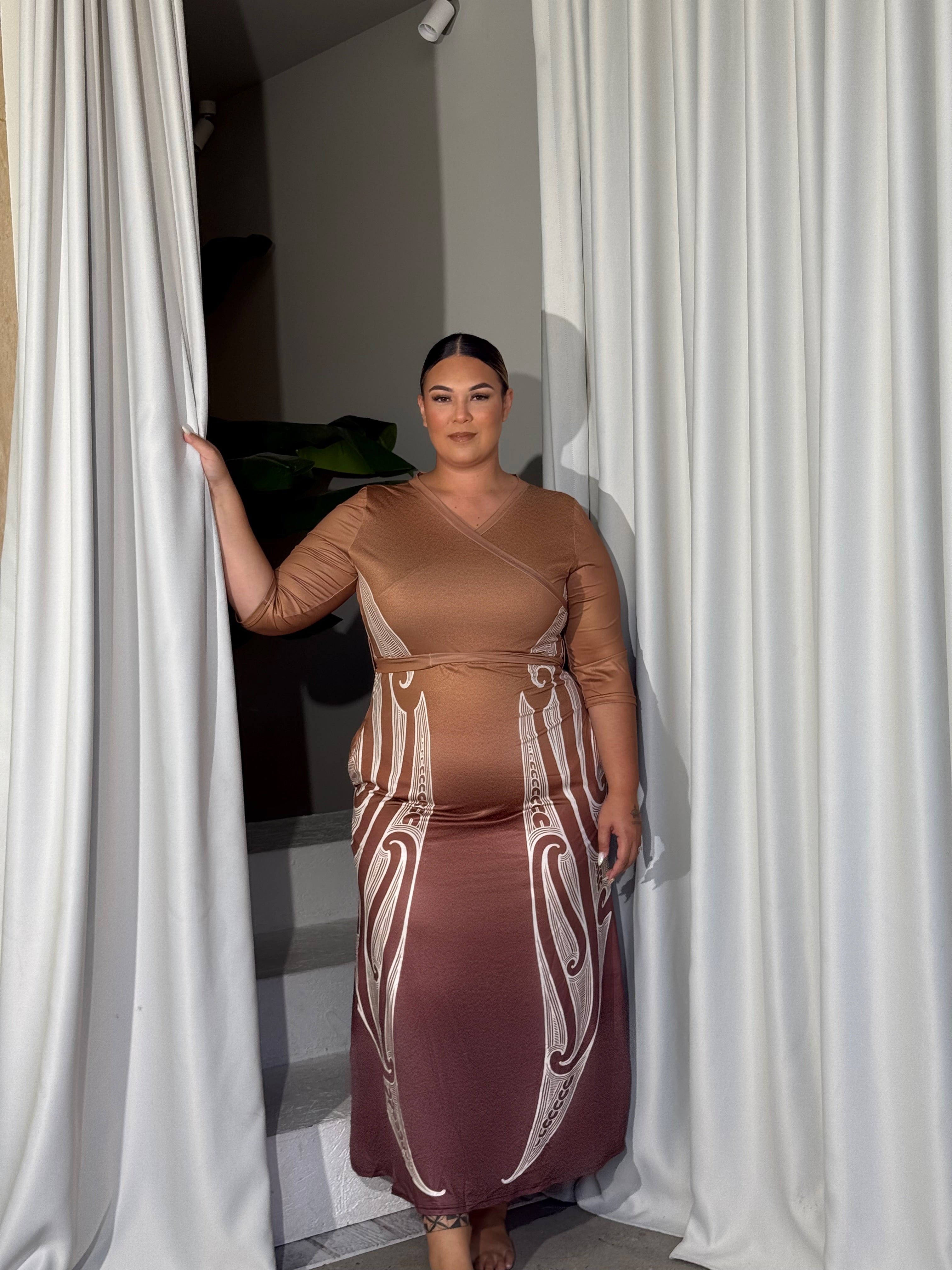Ātaahua - Maxi Wrap Dress
