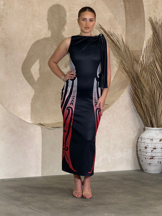 Ātaahua - Knot Maxi Dress
