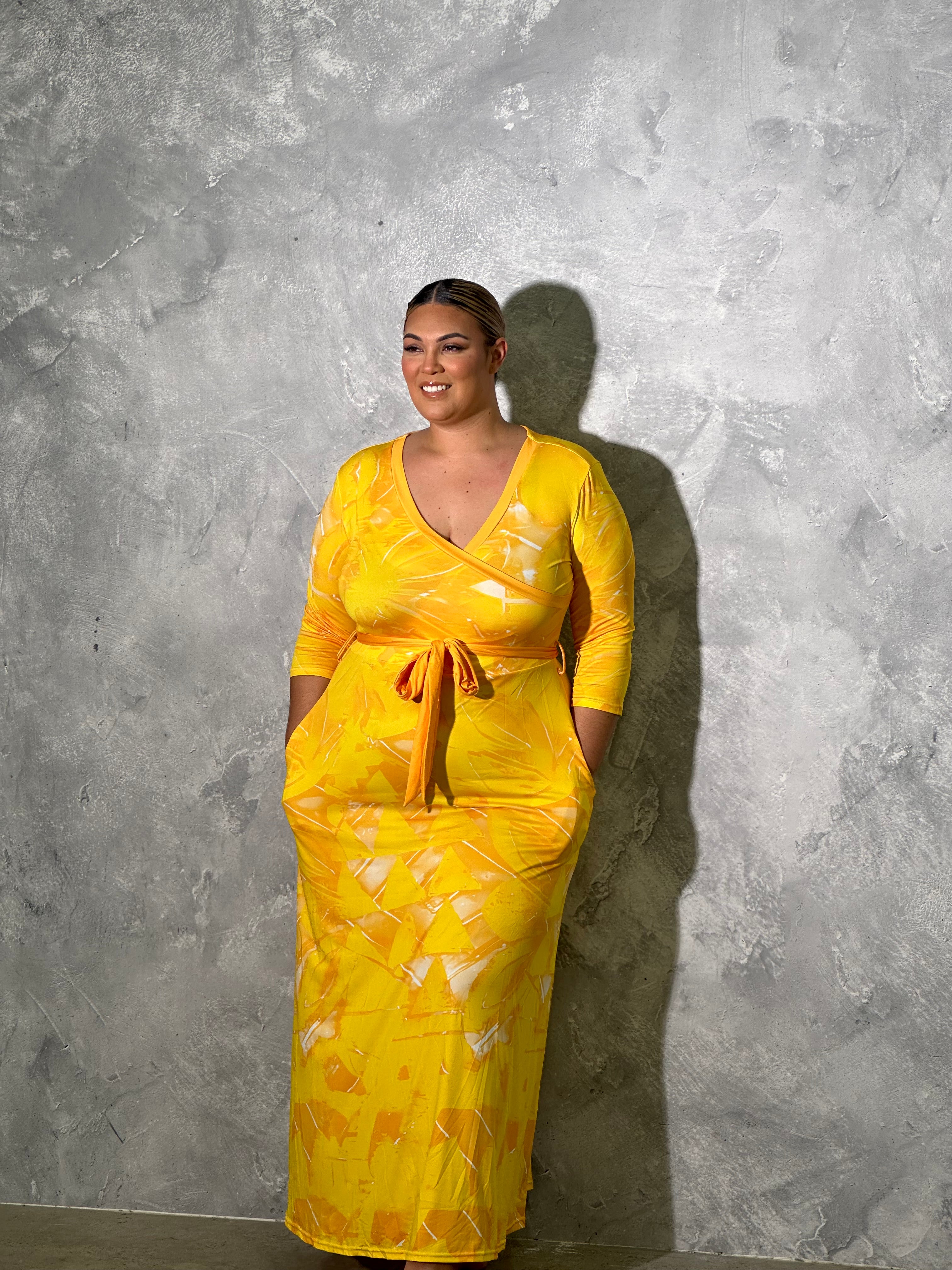 MANEA Maxi Wrap Dress