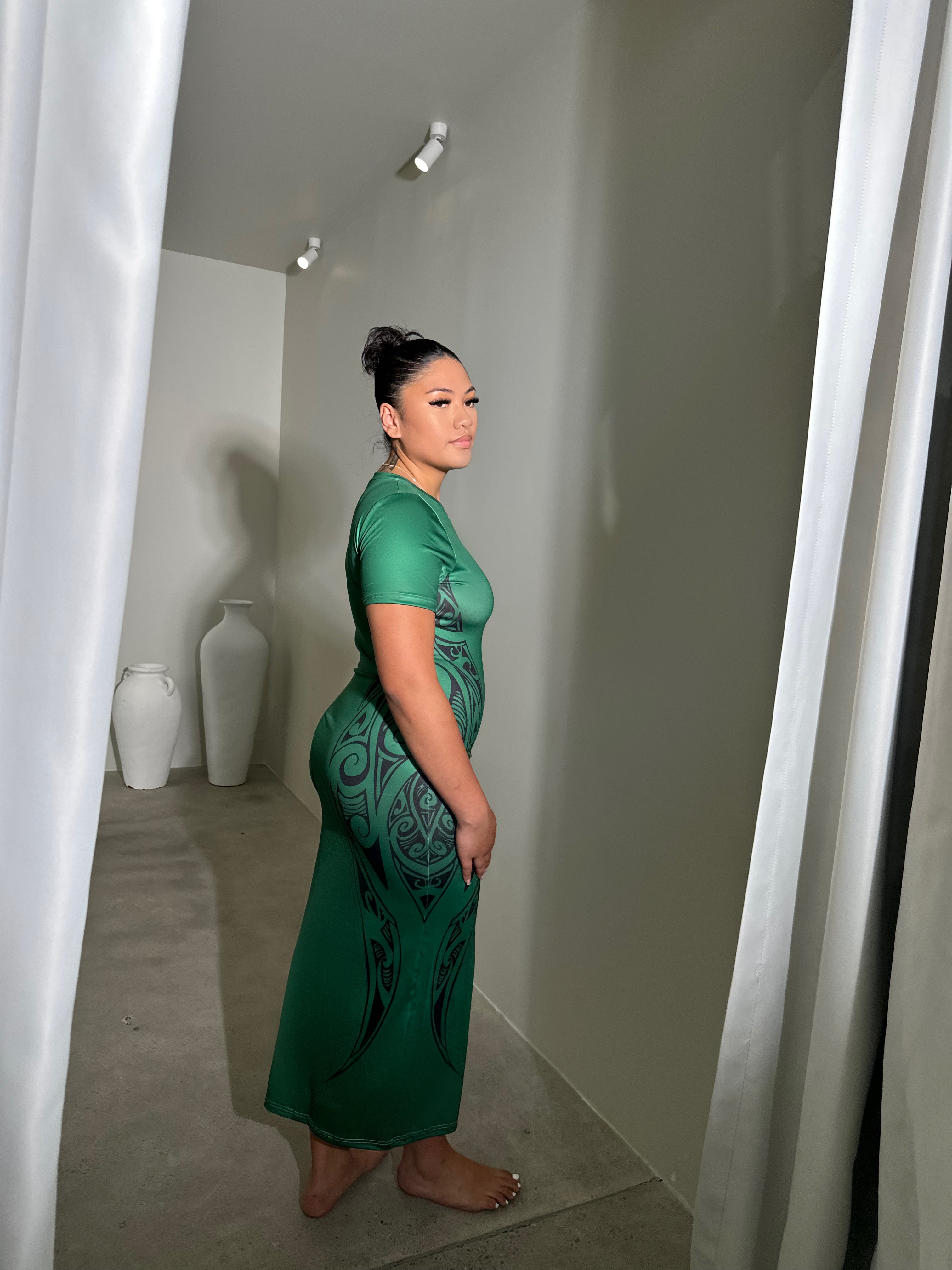 PRE ORDER ONLY - Awhea POUNAMU/PANGO Dress