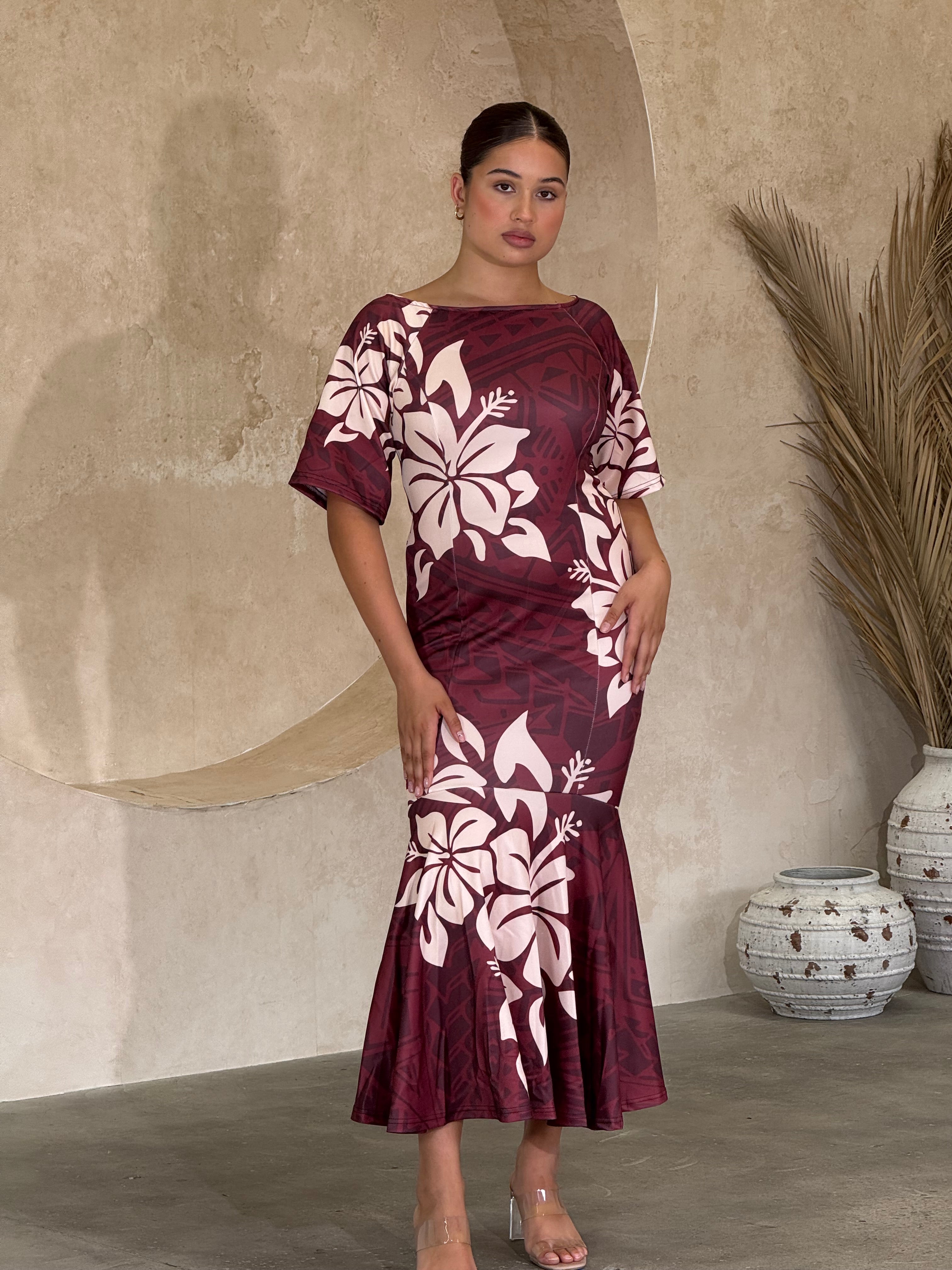 PRE ORDER ONLY - Luxe - BROWN - Sleeve Dress