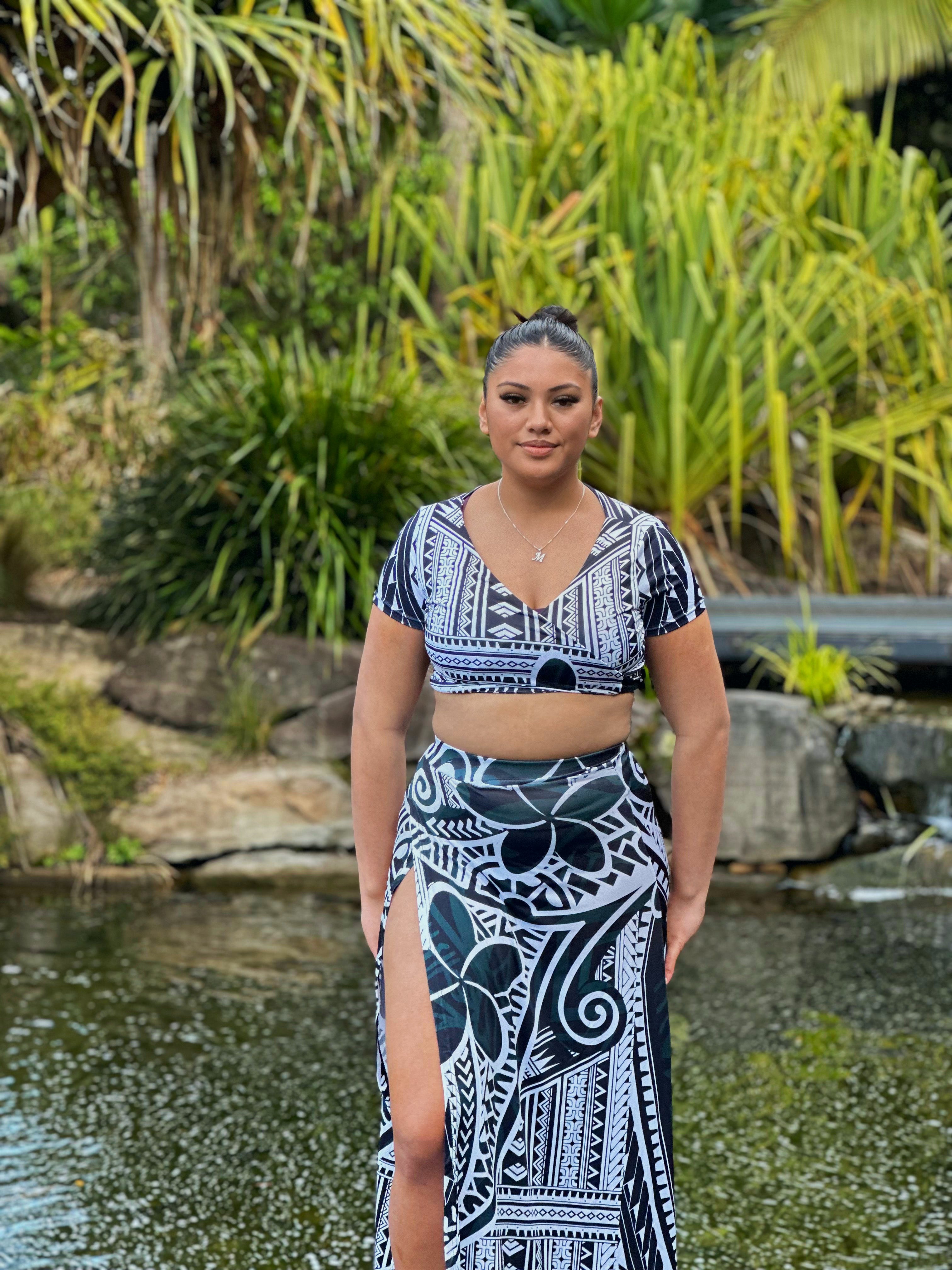 BLACK Skirt Set